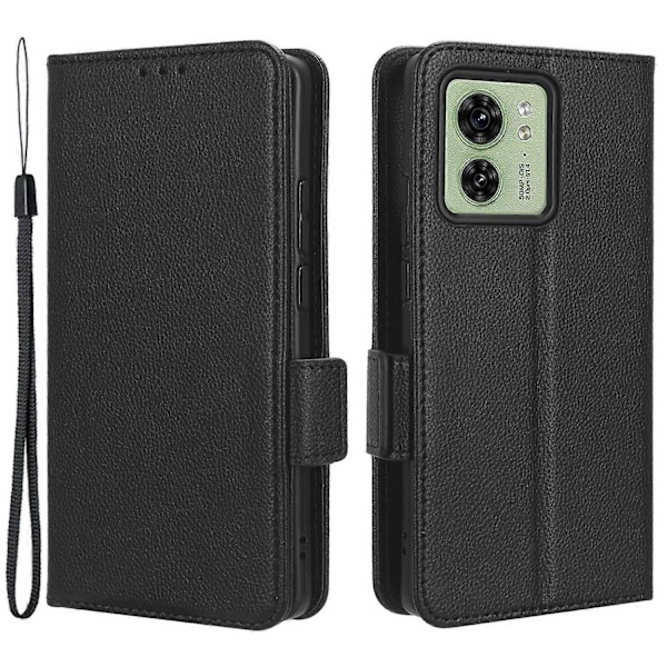 För Motorola Edge 40 5G Folio Flip PU Läderfodral Ställ Telefonplånboksskydd Multicolor Style A