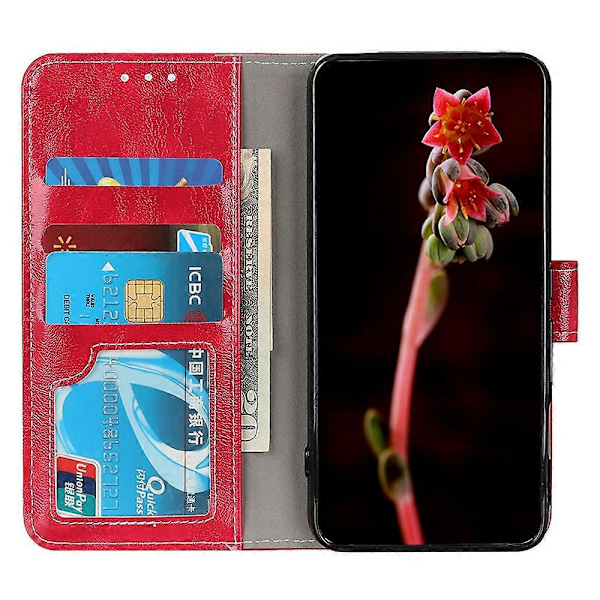 Samsung Galaxy A15 4G -puhelinlompakkokotelo, jalustalla, iskunkestävä, retrokuvioitu PU-nahkainen suojakotelo Multicolor Style B