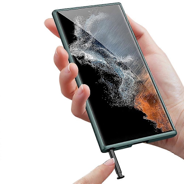GKK Kova PC-puhelinkotelo Samsung Galaxy S23 Ultralle, ihonkosketuksen tuntu, ohut matkapuhelimen takakuori Multicolor Style D