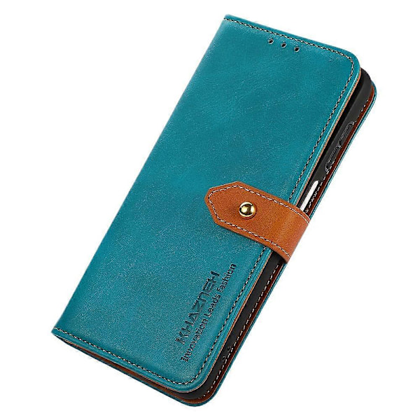 KHAZNEH Samsung Galaxy A05 4G -kotelo, lehmännahkakuvioinen PU-nahkainen jalustallinen lompakkokotelo Multicolor Style B
