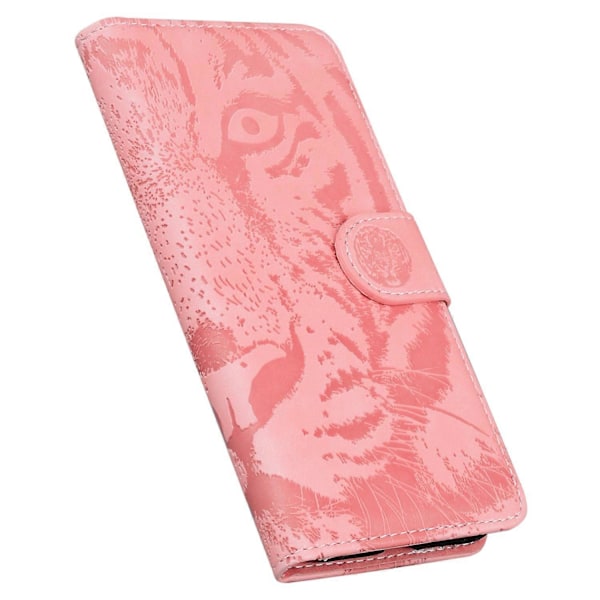 Til Samsung Galaxy A06 Etui Tiger Præget Læder Wallet Telefon Cover Multicolor Style F