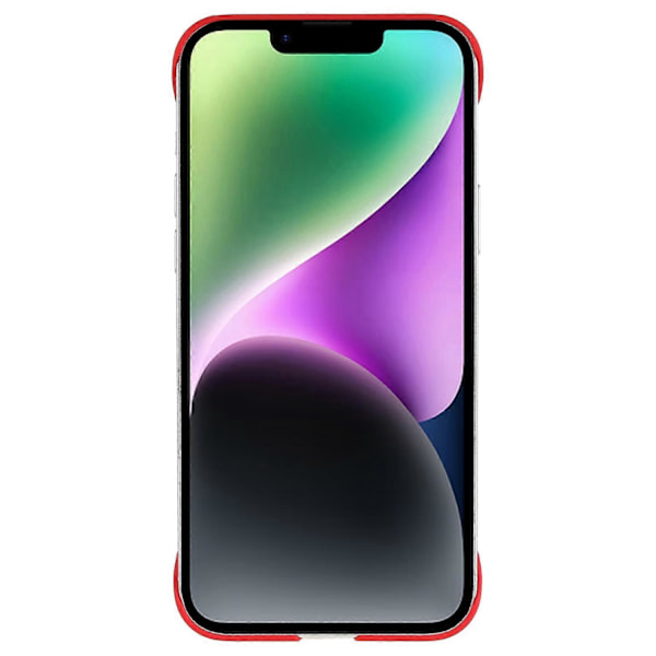 Tunt ramlöst skal för iPhone 14, hudvänligt hårt PC-stötsäkert telefonskydd Multicolor Style C