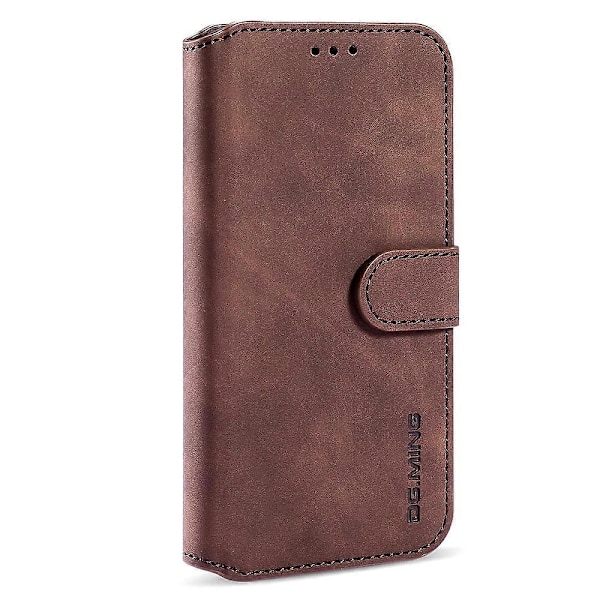 Wallet Stand Design Retro Stil Fuld Beskyttelse Læder Cover med Rem til iPhone 13 Pro 6.1 tommer Multicolor Style F