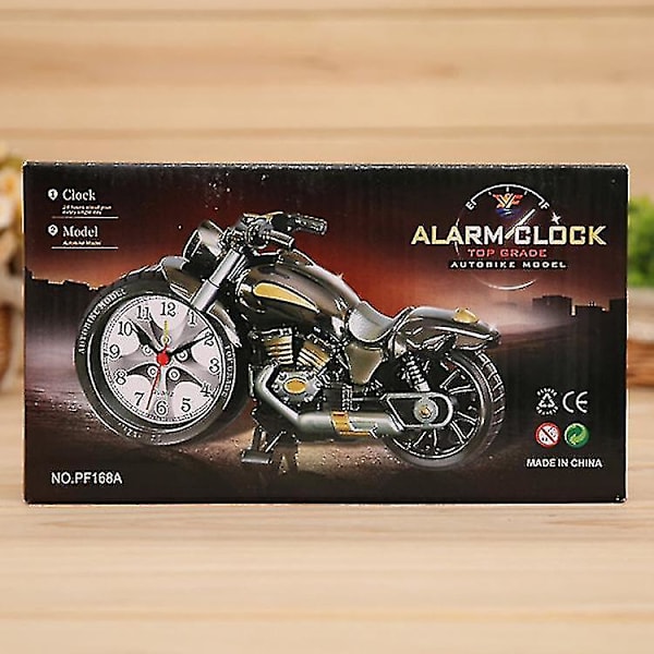 Tecknad motorcykel väckarklocka Style3