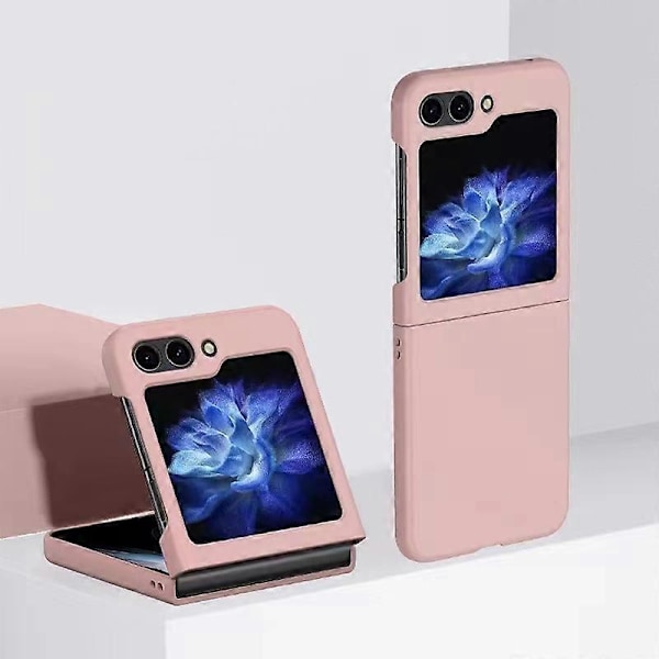 För Samsung Galaxy Z Flip5 5G Slim Hårt PC Telefonfodral Gummibelagd Stötsäkert Skydd Multicolor Style E