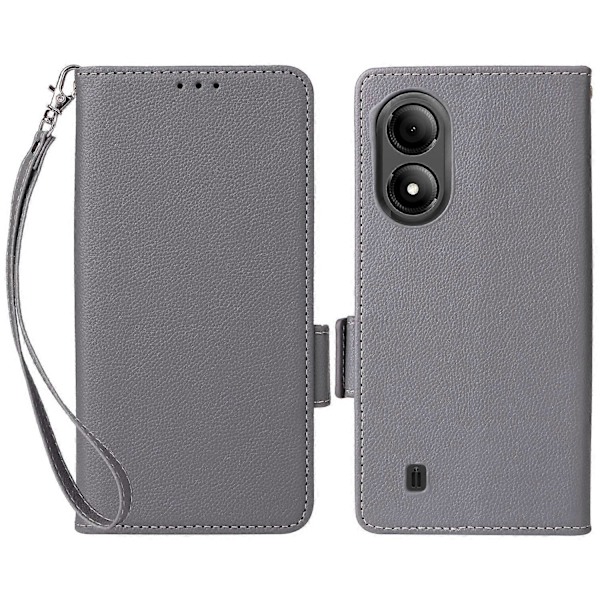 För ZTE Blade A33S Fodral Magnetlås Läder Telefonskal med Rem Multicolor Style F