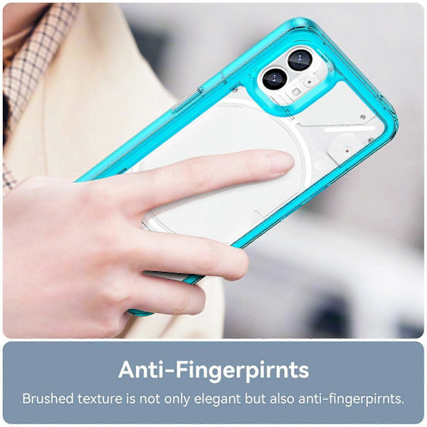 Telefonfodral för Nothing phone (1) 5G, Reptåligt Hybrid TPU+Akryl Baksida Multicolor Style G