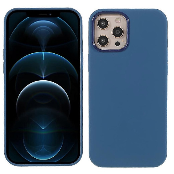 Myk Solid Silikon Fullkropps Beskyttelsesdeksel for iPhone 12 Pro Max 6.7 tommer Multicolor Style C
