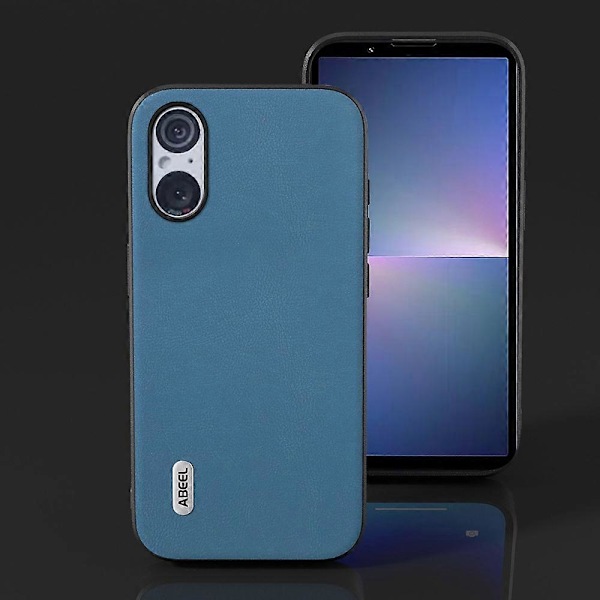 För Sony Xperia 5 V Läderbelagt TPU+PC Skal Anti-fall Texturerat Telefonskydd Multicolor Style C
