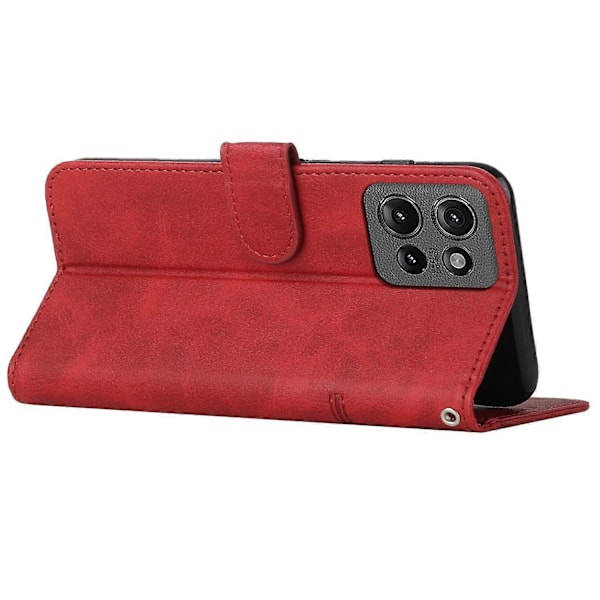 Til Motorola Moto G 5G (2025) Etui Stand Flip Beskyttende Læder Telefon Cover Multicolor Style C