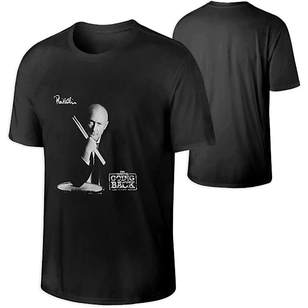 Sportkläder herr kortärmad skjorta, Phil Collins herr crewneck T-shirt As Pic 3XL
