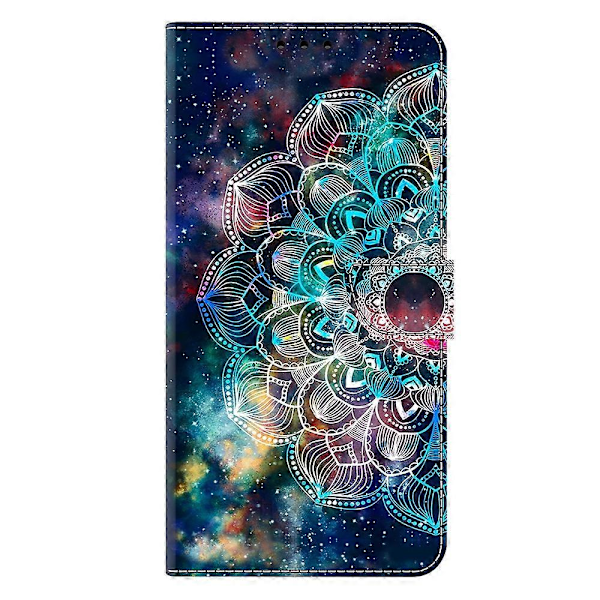 TPU+PU Läder Flip Fodral För Xiaomi Redmi 14C 4G/14R 5G/Poco C75 4G Mönstertryckt Multicolor Style K