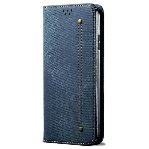 Honor 90 Nahkainen Käännettävä Puhelinkotelo Farkkukangas Tekstuurilla Lompakko Jalusta Suojus Multicolor Style B