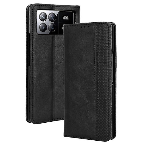 Til Xiaomi Mix Fold 3 5G Folde Etui Retro PU Læder Stand Telefon Cover Multicolor Style D