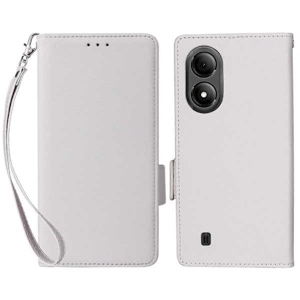 För ZTE Blade A33S Fodral Magnetlås Läder Telefonskal med Rem Multicolor Style B