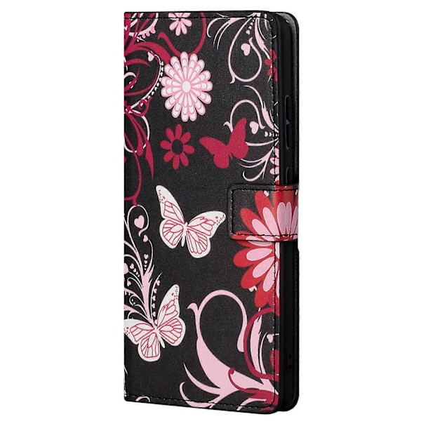 Til Samsung Galaxy A13 4G Mønsterprint Foldbart Stativ PU Læder Telefon Cover Wallet Shell