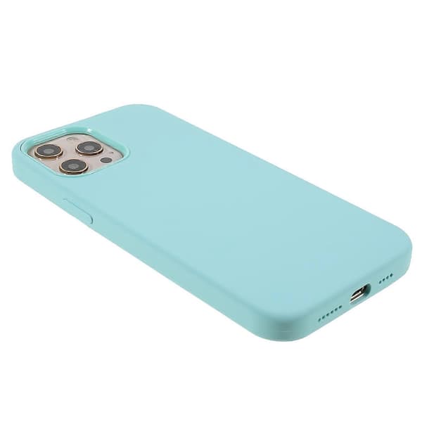 Blød Solid Silikone Beskyttelsescover til Hele Telefonen til iPhone 12 Pro Max 6.7 tommer Multicolor Style E