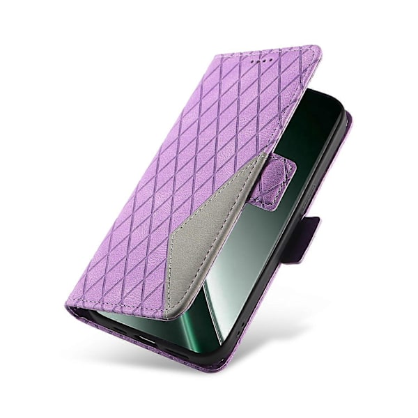Til Realme GT 6 5G Etui Geometrisk Rombe Tegnebog Læder Telefon Cover Multicolor Style A