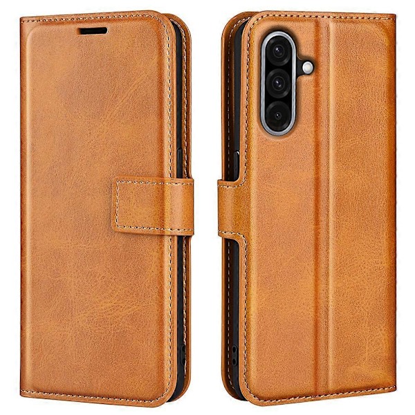 Ställfodral för Samsung Galaxy A36 5G, reptåligt mobilskal i kalvtexturerat läder Multicolor Style C
