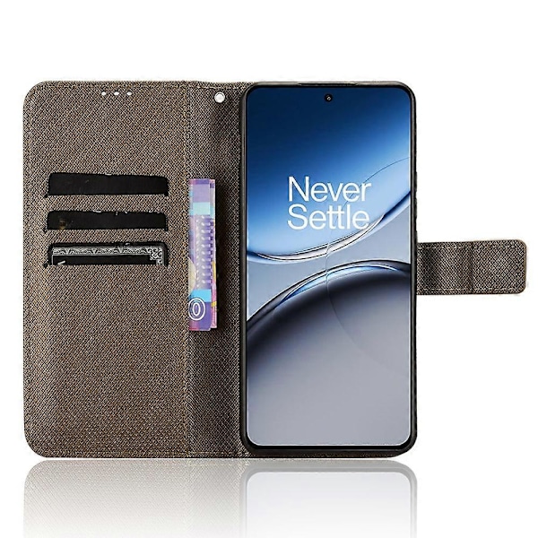 Til OnePlus Nord 4 5G Telefon Stand Case Diamant Tekstur PU Læder Cover Wallet Multicolor Style D