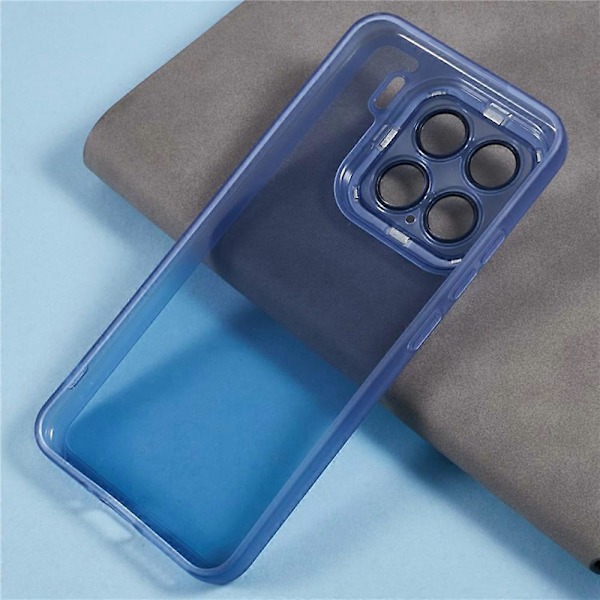 WANLONFENG DKSM -sarja Xiaomi 15 TPU -kotelolle, galvanoidulla kehyksellä ja karkaistulla lasilla Multicolor Style C