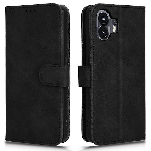 Til Nothing Phone (2) Telefon Cover Stativ Hud-berørings Wallet PU Læder Fuld Beskyttelse Telefon Cover