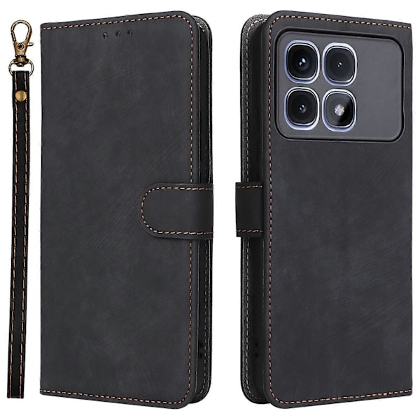 Xiaomi Redmi K70 Ultra -kotelo RFID-suojauksella PU-nahkainen puhelinlompakkokotelo Multicolor Style A