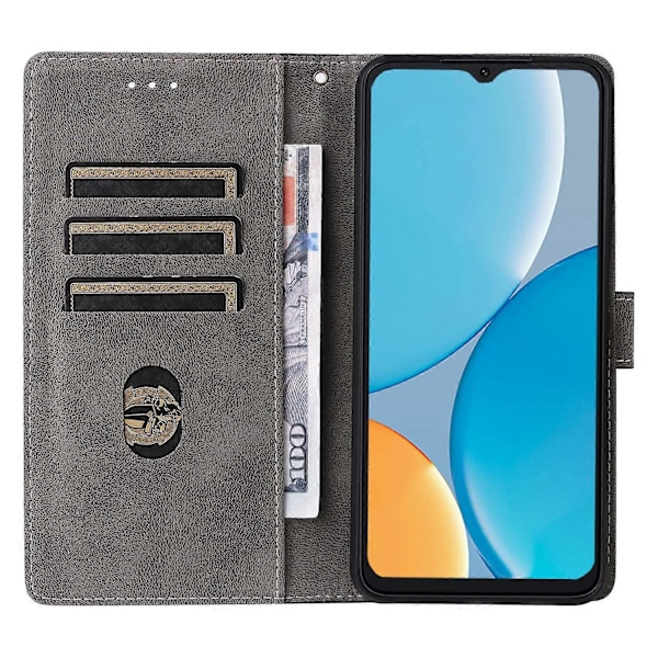 For itel A50C A669L Lommebok Etui RFID-blokkering PU-skinn Deksel Stativ Visning Multicolor Style E