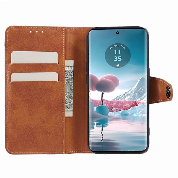 Motorola Edge 40 Neo 5G -kotelon lompakko, yhdistetty PU-nahkainen puhelinkotelo Multicolor Style B