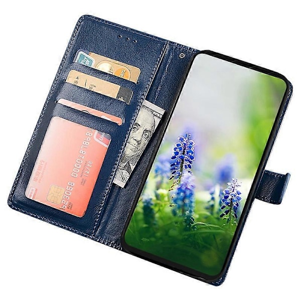 IDEWEI Fullständigt Skydd Telefonfodral för TCL 405 PU Läder Ställ Plånboksfodral Multicolor Style B