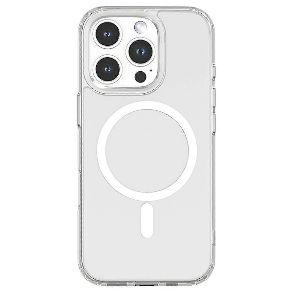 MUTURAL Skal för iPhone 16 Pro Kompatibelt med MagSafe TPU+PC Transparent Mobilskal