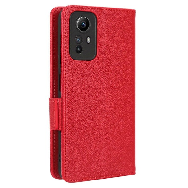 Läderfodral för Xiaomi Redmi Note 12S 4G, Vikbart Ställ Plånboksfodral Multicolor Style C