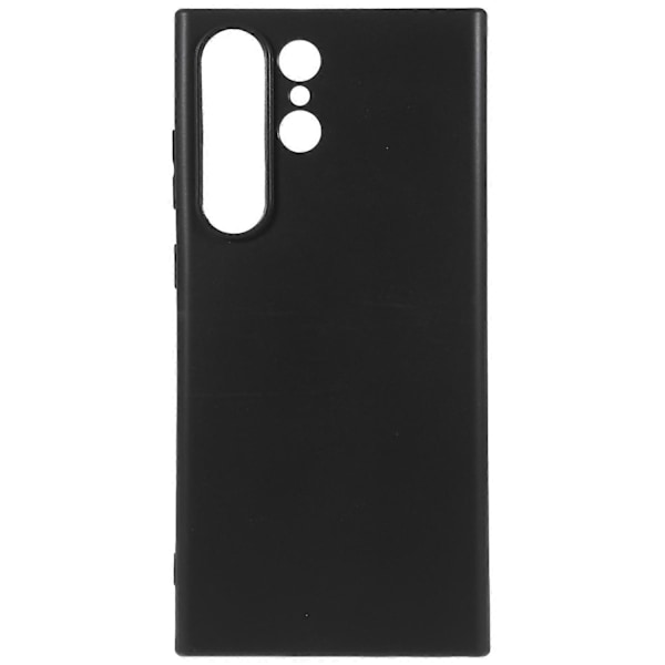 Blødt TPU Cover til Samsung Galaxy S23 Ultra - Sort Mat Anti-ridse Anti-fingeraftryk Telefon Cover