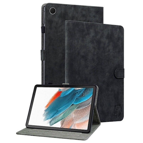 Läderfodral för Samsung Galaxy Tab A9 med sött tigeravtryck, justerbart stativ, surfplattafodral Multicolor Style F