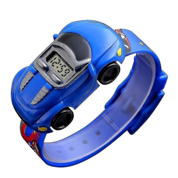 Timubike Skmei 1241 Cartoon Bil Barn Digital Watch Blue