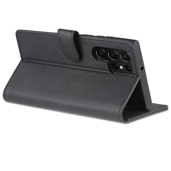 AZNS Fodral för Samsung Galaxy S24 Ultra Läder Skyddat Heltäckande Folio Flip Ställ Telefonskal Multicolor Style E