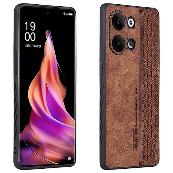 AZNS Skal för Oppo Reno9 5G med tryckt mönster, halkfritt PU-läderbelagt TPU-skydd Multicolor Style A