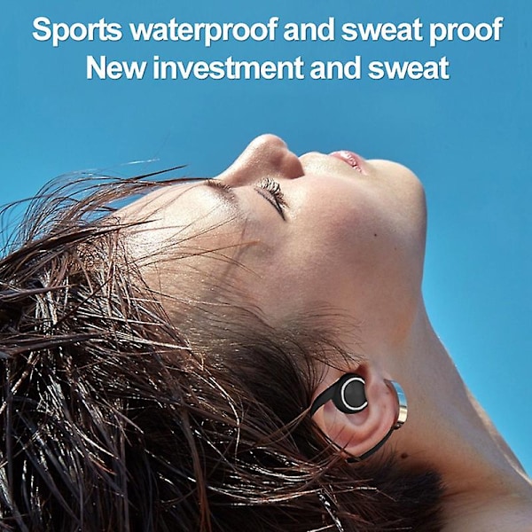 Born Pretty Uusi Yksityinen Malli A1s Langaton Bluetooth-kuuloke Korvaan asennettava Urheilu- ja Bisneskäyttöön, Kivuton, Melua Vähentävä Stereo Kuuloke Black
