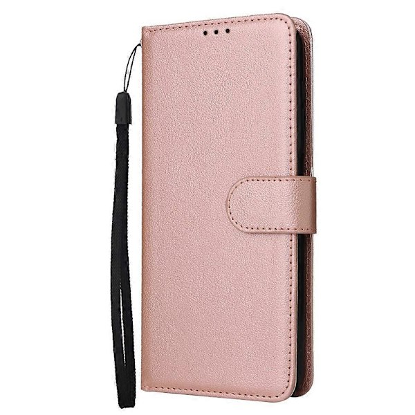 Plånboksfodral med Ställ för Samsung Galaxy A26 5G, PU Läder Telefonskal - Svart Multicolor Rose Gold