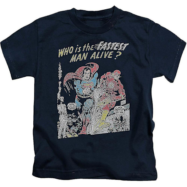 Ungdom Stålmannens lopp med Flash Shirt Kläder M