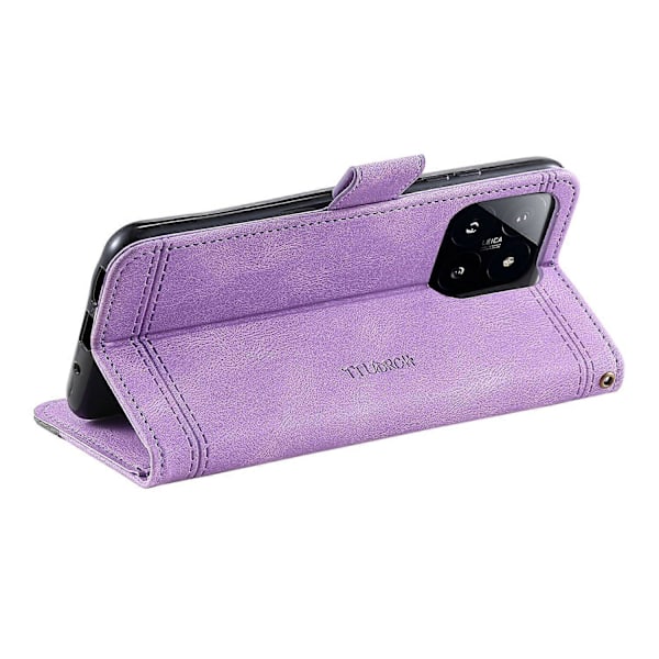 TTUDRCH Style 004 Xiaomi 14 Pro -kotelolle RFID-suojauksella, lompakkotelineellä ja puhelinkuorella Multicolor Style D