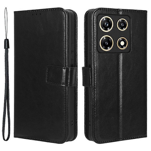 Infinix Note 30 Pro 4G X678B nahkakotelo, pudotussuoja, puhelinkotelo lompakkotelineellä Multicolor Style A