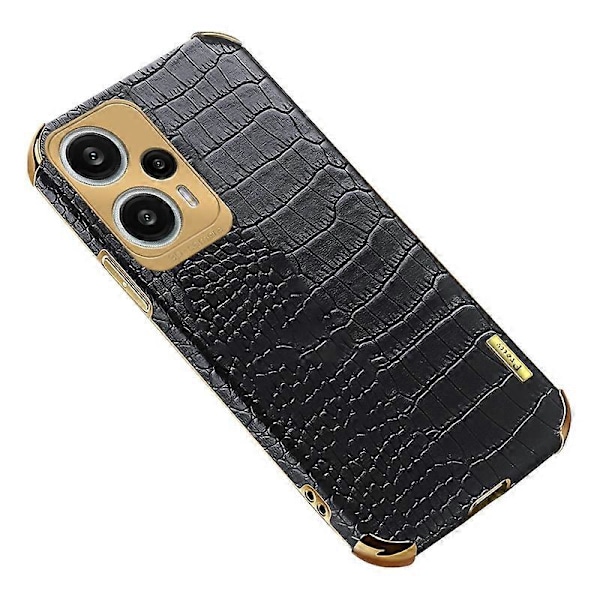 Puhelinkuori Xiaomi Redmi Note 12 Turbo/Poco F5 5G -kotelolle Krokotiilinnahka+TPU-suojus Multicolor Style A