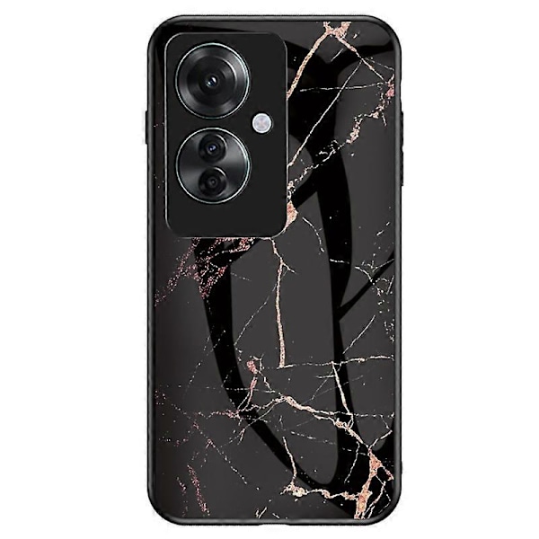 Skal för Oppo Reno11 F 5G Härdat Glas Marmormönsterdesign Multicolor Style B