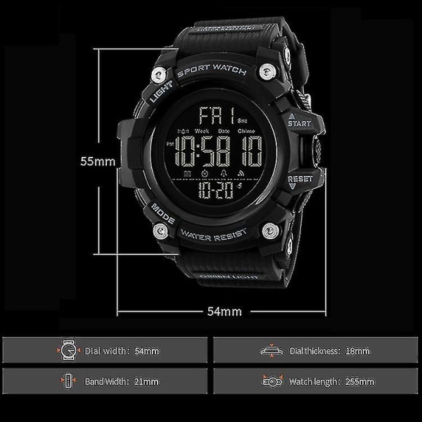 Skmei 1384 Outdoor Waterproof Led Electronic Watch Camouflage