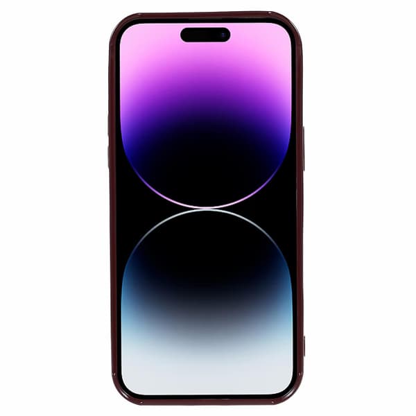 För Iphone 14 Pro 3d Stripes Pattern Phone case Flexibelt Tpu Stötsäkert cover Red