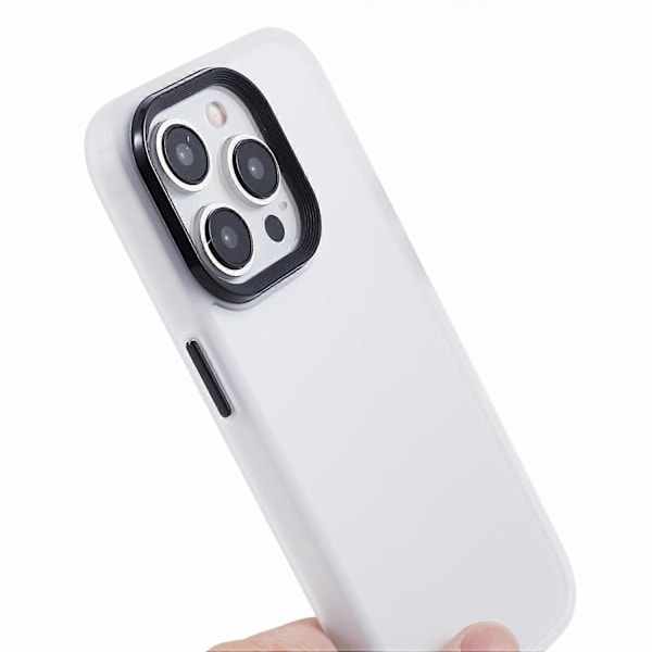 FULEXIN TPU+Akrylskal för iPhone 15 Pro, Falltåligt Telefonskal Hudvänligt Baksida Multicolor Style H