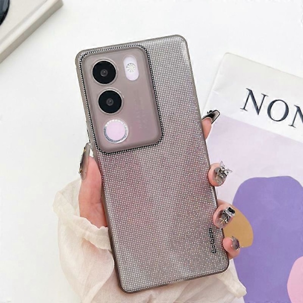 Q.COO Etui til vivo S17 5G/S17 Pro 5G Blødt TPU Anti-Ridse Glitter Bling Telefon Cover Multicolor Style B