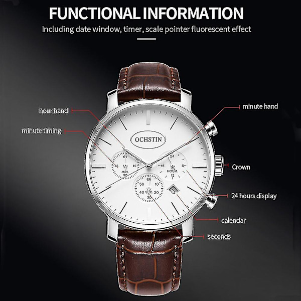 Skmei 1617 Double Nights Dial Watch, Färg: Svart