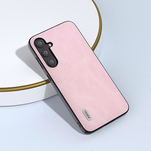 Lehmännahkakuvioinen puhelinkotelo Samsung Galaxy S23 FE:lle, iskunkestävä PU-nahka+TPU+PC-suojus Multicolor Style B
